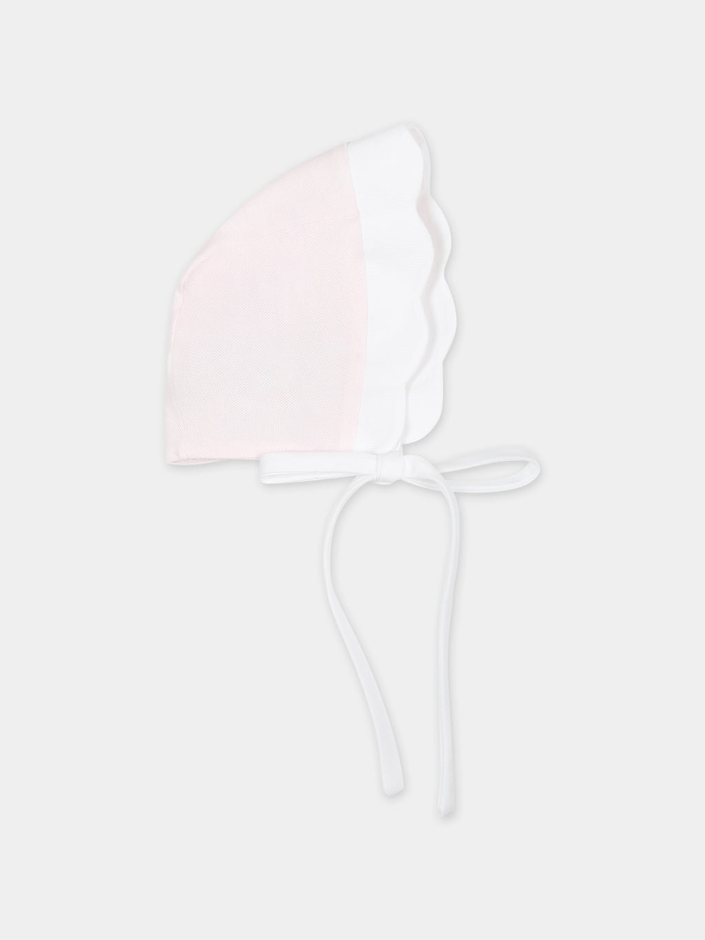 Cuffia rosa per neonata